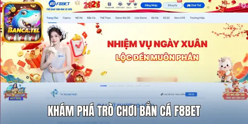 Khám phá trò chơi bắn cá F8bet